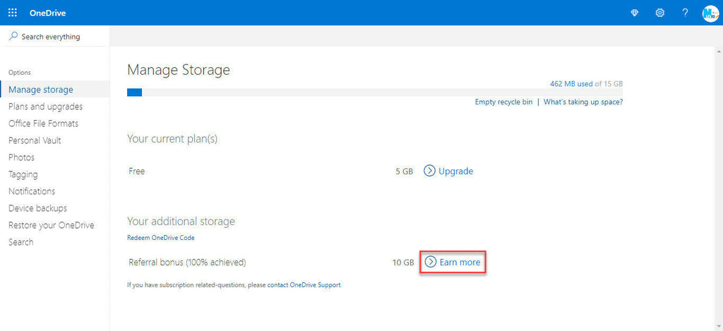 10 GB UPGRADE Service / Lifetime Extra Storage Space for Onedrive